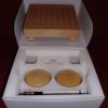 Luxury GO 9x9 set - Wooden board, quality stones and wooden bowls