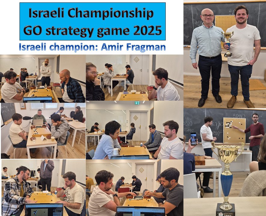 Israeli Go Baduk Champion 2025 results English
